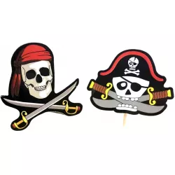 Spießchen für Muffins 12 Stk. Piraten