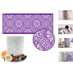 Stencil-Vorlage für Torte - Spitze 45,5×18 cm