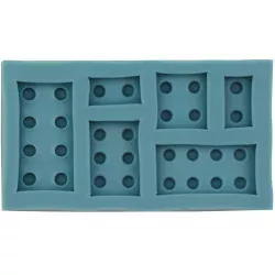Silikonform für Kinderbausteine 10x6 cm