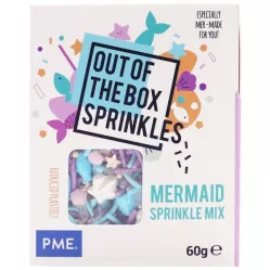 Draht- oder Tortendekoration - Meerjungfrau 60 g