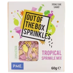 Dekoration für Torten - tropisches Motiv 60g