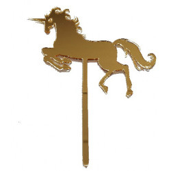 Prinzessinnen-Einhorn Kuchenstecker 11 x 13 cm