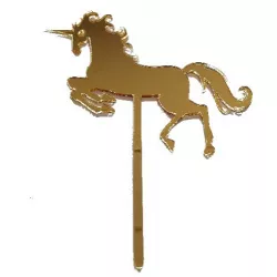 Prinzessinnen-Einhorn Kuchenstecker 11 x 13 cm