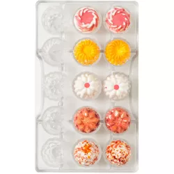 Polycarbonat-Form für Pralinen Summer