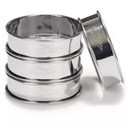 Tartaletkové košíčky kruh 8 cm, 4 ks