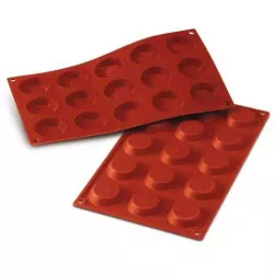 Silikonform für Mini-Mcupcakes 4,5 x 1 cm 300 ml