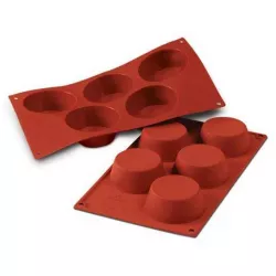 Silikonform für Muffins 8x3,2 cm 675 ml