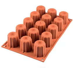 Silikonform Canelé 4,5 x 4,5 cm 900 ml