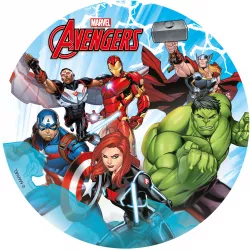 Fondant-Papier Avengers Marvel 15,5 cm