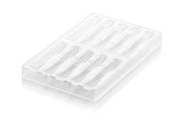 Professionelle Polycarbonatform zur Schokoladenstange RIGA B 10x25ml