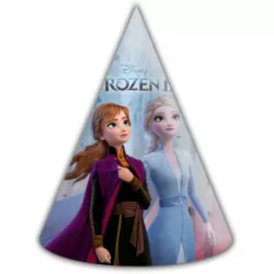 Partykappe Frozen 2, 6 Stück
