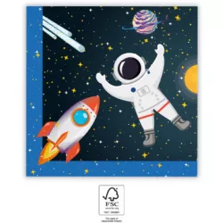 Servietten 33x33 cm Weltraum