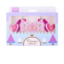 Tortenkerzen 5 Stück Einhorn