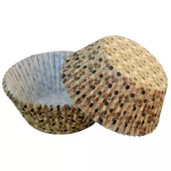 Kuchyňská košičky na muffiny puntíky (50 ks)
