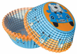 Muffinformen Bärchen und Auto (50 Stück)