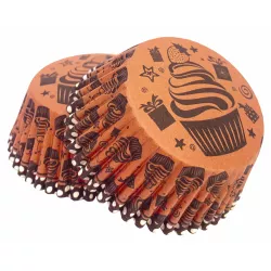 Muffinförmchen mit Cupcake-Motiv (50 St.)