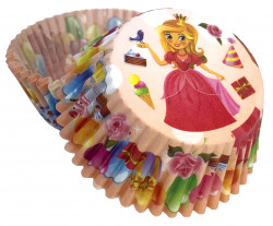 Muffinförmchen Prinzessin (50 Stück)