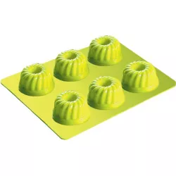 Silikonform für 6 Kuchenformen
