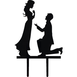 Schriftzug für den Kuchen: Heiratsantrag, Hochzeitsantrag, schwarzer Schriftzug