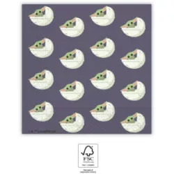 Servietten 33x33 cm Star Wars 20 Stück Yoda