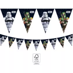 Papiergirlande Star Wars 2,3 m Flaggen