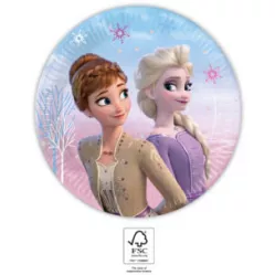 Pappteller für Party 19,5 cm 8 Stück Frozen