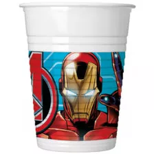 Plastbecher 200 ml 8 Stück Star Avengers