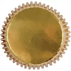 Goldene metallische Mini-Körbchen, 45 Stück, 35x22 mm