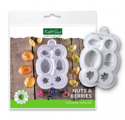 Silikonform mit Nüssen
Nüsse und Beeren