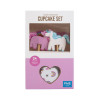 Cupcake-Set Einhörner, 24 Stück