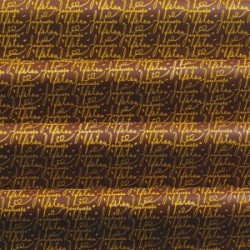 Transfer Folie 40x25cm JOYEUSES FETES goldene Schrift