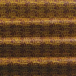 Transfer Folie 40x25cm JOYEUSES FETES goldene Schrift