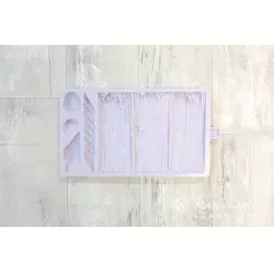 Silikonform Holz und Muscheln