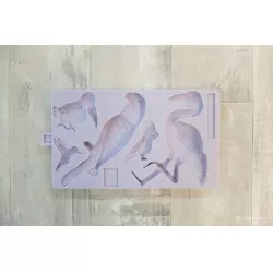 Silikonform für tropische Vögel