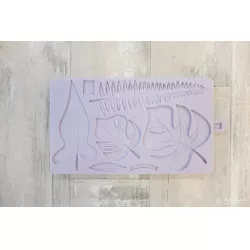 Silikonform Tropische Blätter