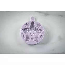 Silikon-Snowman-Form in Sternform CH15072