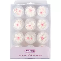 Zuckerdekoration - Blüten - 36 Stück