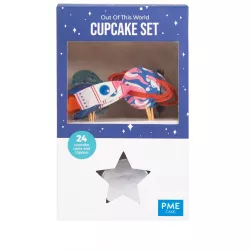 Cupcake-Set Weltraum, 24 Stk