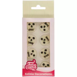 Zuckerdezier-Skelettkekse, 8 Stück