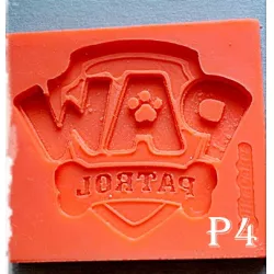 Silikonform „Paw Patrol“, 8 × 7 cm