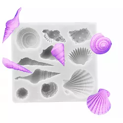 Silikonform Meer – Muschel 3 × 3 cm