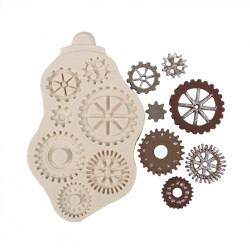Silikonform Zahnräder 16,11 cm