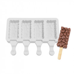 Silikon-Eisformen Herzen 7x3,5 cm