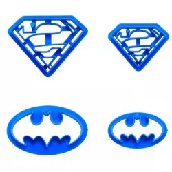Ausstechformen Superman und Batman