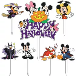 Mickey Halloween Kuchendeko-Schraubspieß