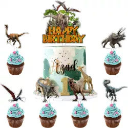 Dino-Einhörner-Topper 7 Stück