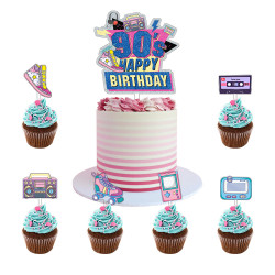 Zacke in die Torte 90er Jahre 7 Stücke