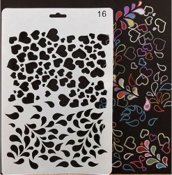 Herz-Vorlage Schablone Vorlage HerzStencil