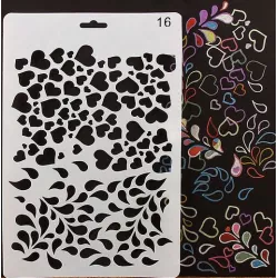 Herz-Vorlage Schablone Vorlage HerzStencil