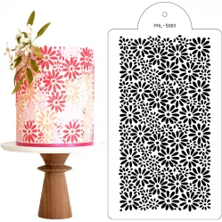 Stencil-Vorlage Blumen 40x21 cm
